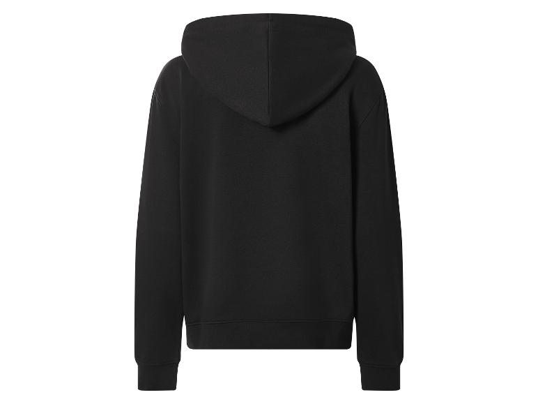 Schwarzer Hoodie, Rückansicht