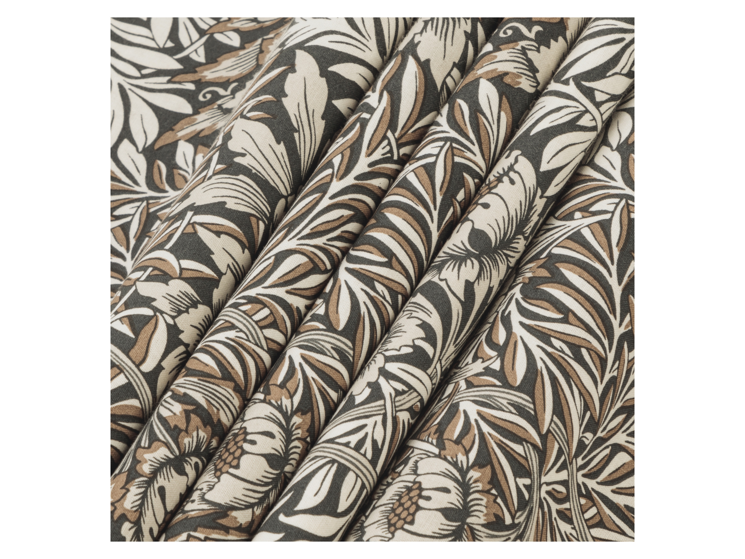 LIVARNO HOME Bettwäsche Renforcé Viskose, 135x200 cm (Floral dunkelbraun) – Bild 3 von 3