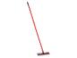 Roter Mikrofaser-Mopp mit langem Stiel