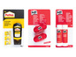 Pattex Alleskleber, Pritt Klebestift und Pritt Kleberollen