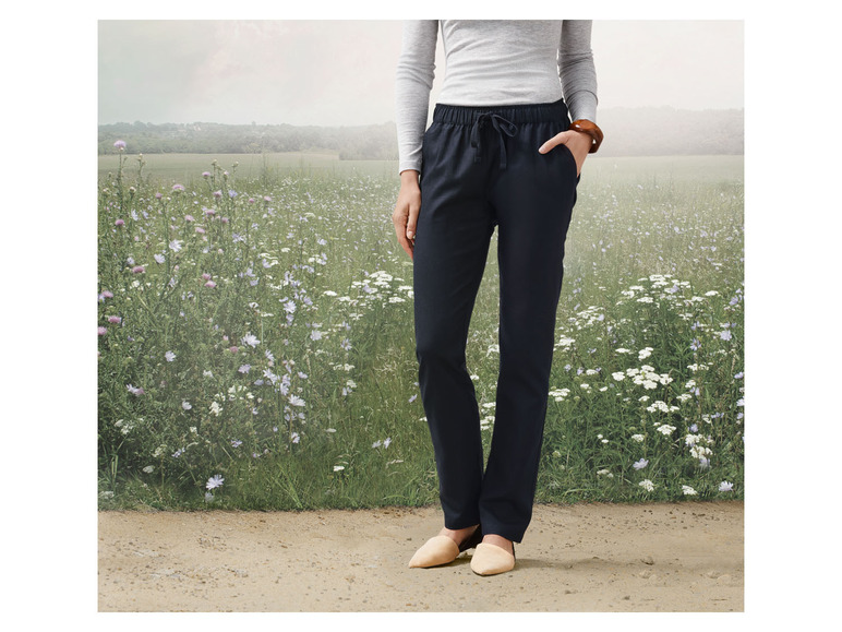 Gehe zu Vollbildansicht: esmara Damen Hose, mit natürlichen Hanffasern und Bio-Baumwolle - Bild 3