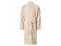 Beiger Bademantel mit Gürtel