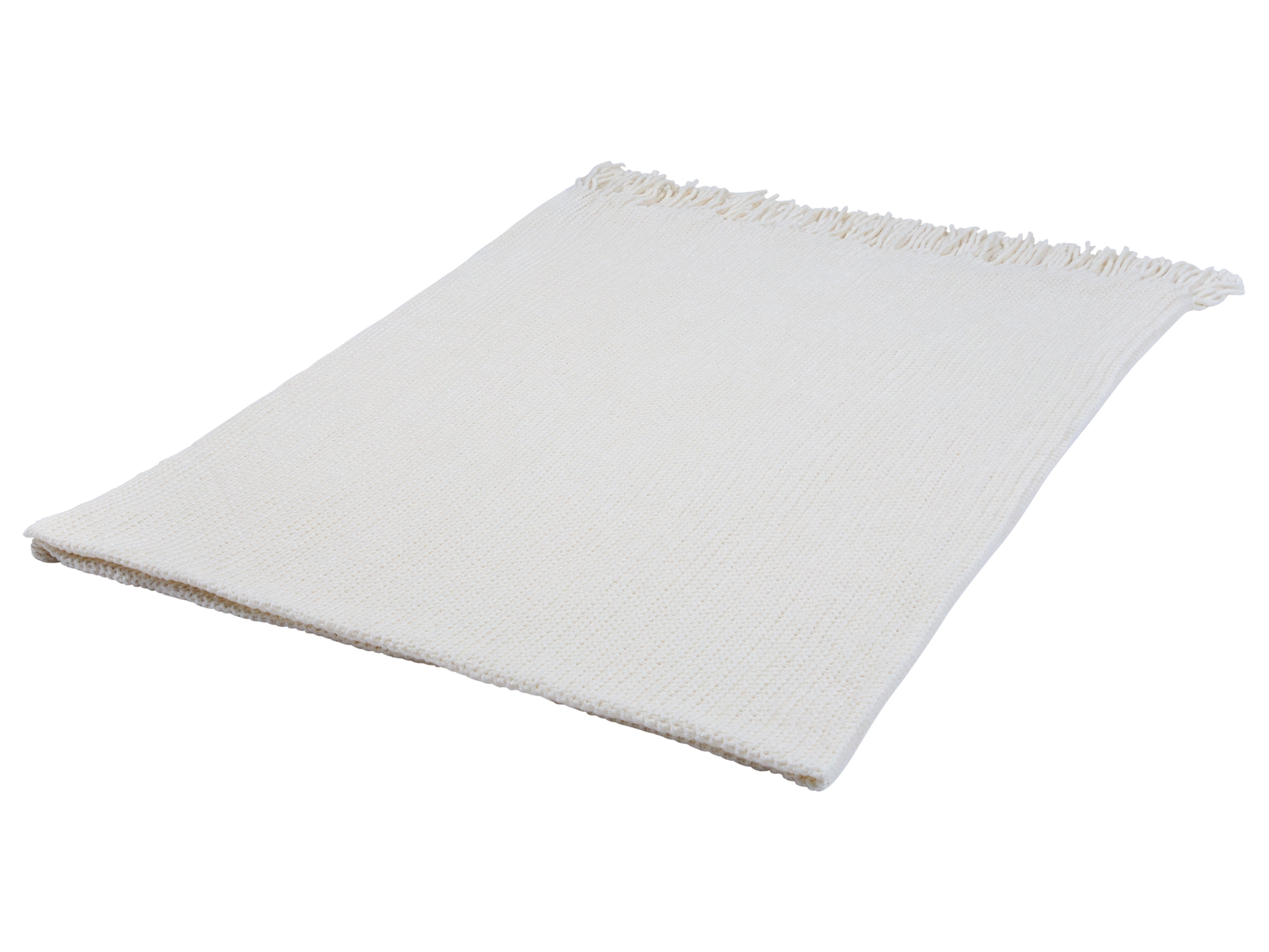 Thumbnail - LIVARNO home Chenille-Plaid (Beige)