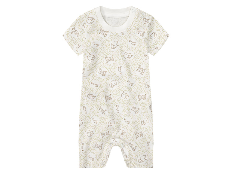Gehe zu Vollbildansicht: lupilu® Baby Pyjama, 2 Stück, aus reiner Bio-Baumwolle - Bild 12