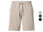 Beige Sweatshorts mit Kordelzug und Logo, mit Farbmustern
