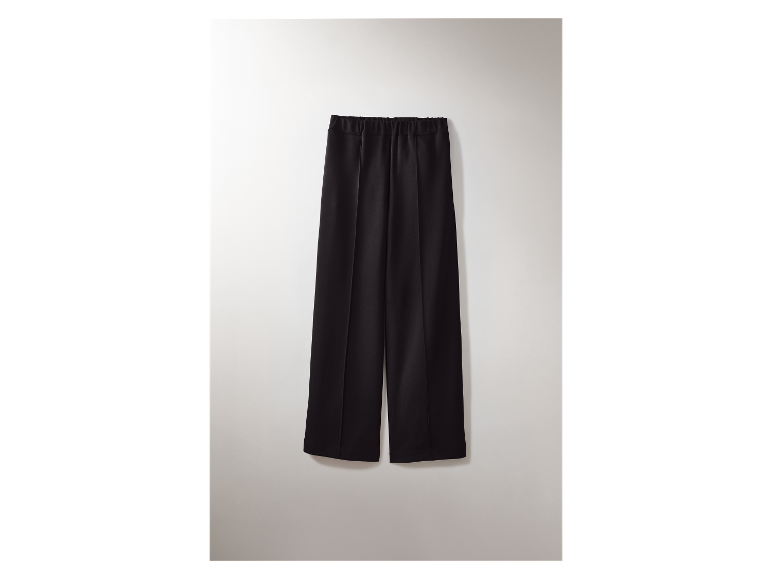 ESMARA® Damen Wide-Leg-Premium-Scubahose in Schwarz.