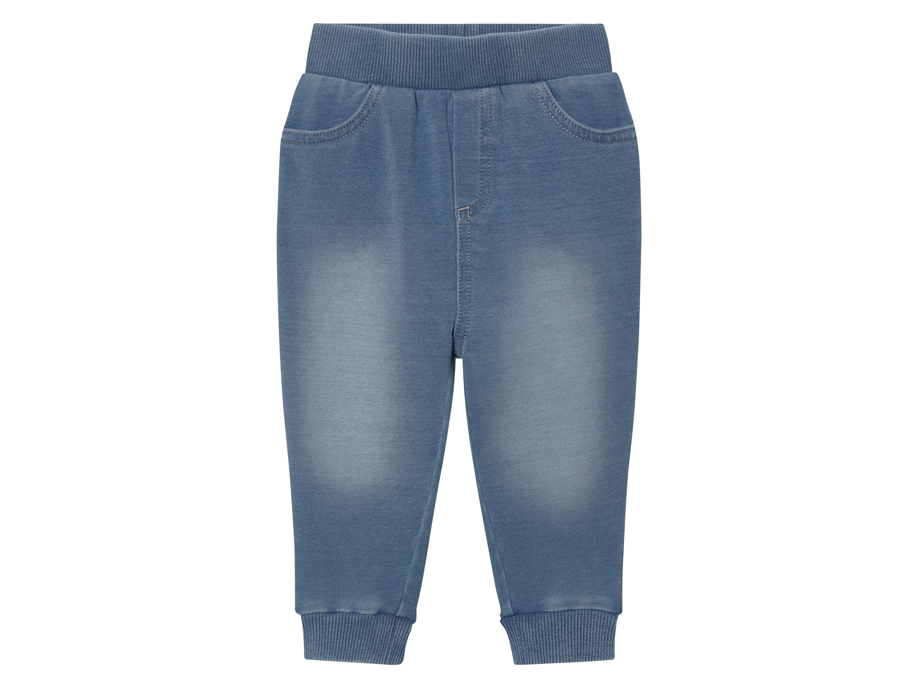 lupilu® Baby Jungen Sweathose (Hellblau, 50/56)““ | hellblau Muster: – Detail: mit Umschlagbund, Eingrifftaschen und Bündchen