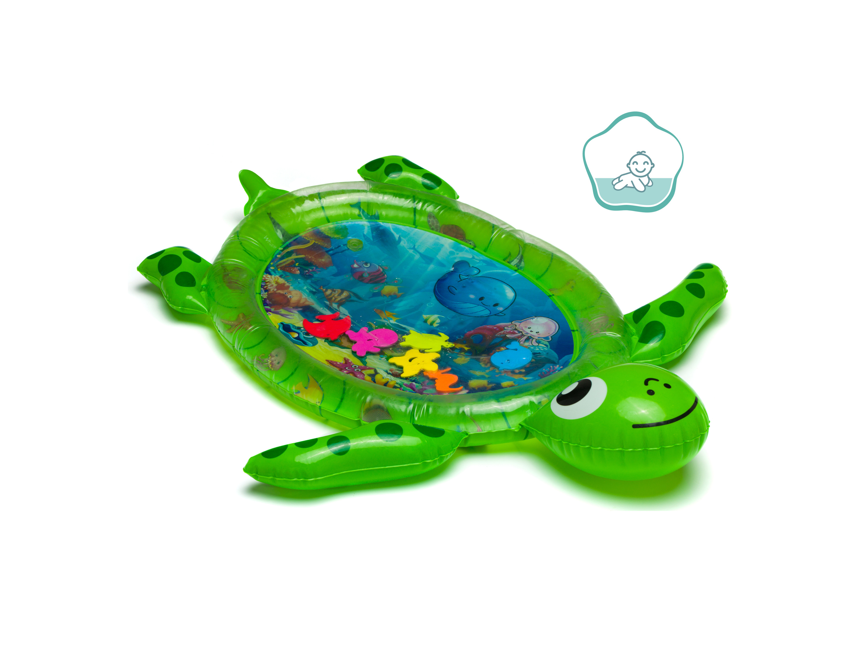 FILLIKID Wasserspielmatte Schildkröte, mit Wasser befüllbar""
