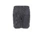 Graue Sportshorts mit geometrischem Muster, Rückansicht