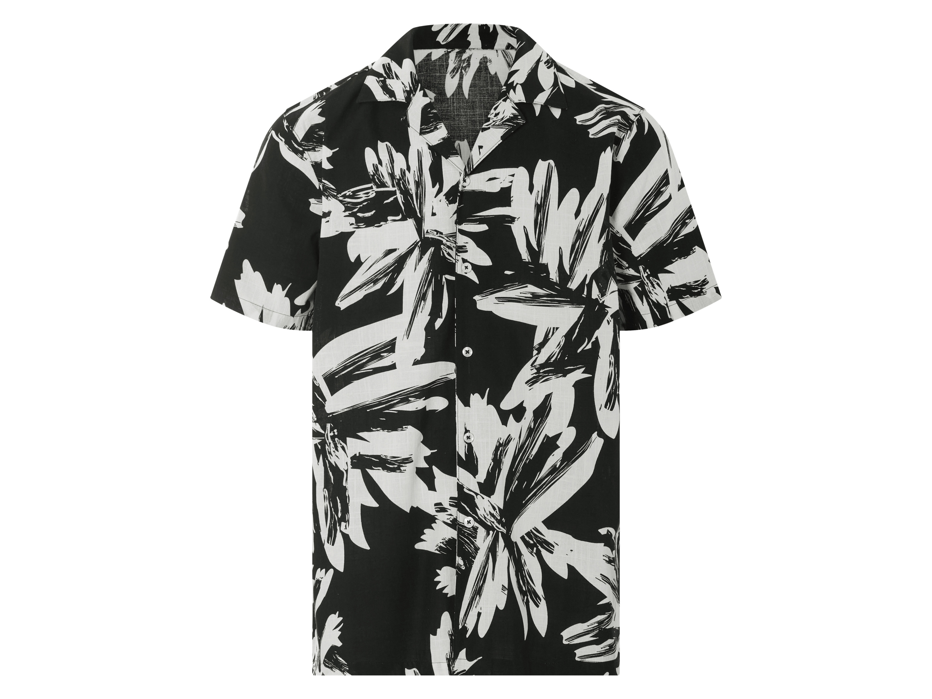 LIVERGY® Herren Freizeithemd kurzarm (Schwarz/weiß, L (41/42))““ | schwarz/weiß Muster: – Detail: durchgehende Knopfleiste, angenehm weiche Struktur Passform: – Schnitt: – Kragenform: Resortkragen Material: Baumwolle Pflegehinweis: waschen bei max. 40 °C nicht bleichen schonende Trocknung im Wäschetrockner bei max. 60 °C Bügeln bis 150 °C Stufe 2. Dampfbügeleisen kann verwendet werden nicht trockenreinigen Größe: S 37/38 – XL 43/44 Meine Lidl-Größe – so einfach gehts Deine Größe findest du in der Lidl-Größentabelle . Oeko-Tex® Standard 100 Geprüft auf Schadstoffe Zertifizierungsnummer: 14.Hbd.49419 Hohenstein Htti Standard 100 by Oeko-Tex® ist die weltweit bekannteste, unabhängige Zertifizierung schadstoffgeprüfter Textil- und Lederprodukte aller Art – vom Garn und den Stoffen bis hin zum gebrauchsfertigen Artikel. Das Label bestätigt