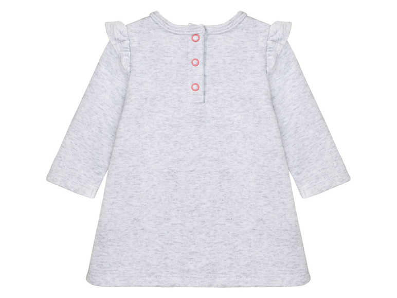 Gehe zu Vollbildansicht: Baby Mädchen Sweatkleid mit Baumwolle - Bild 3
