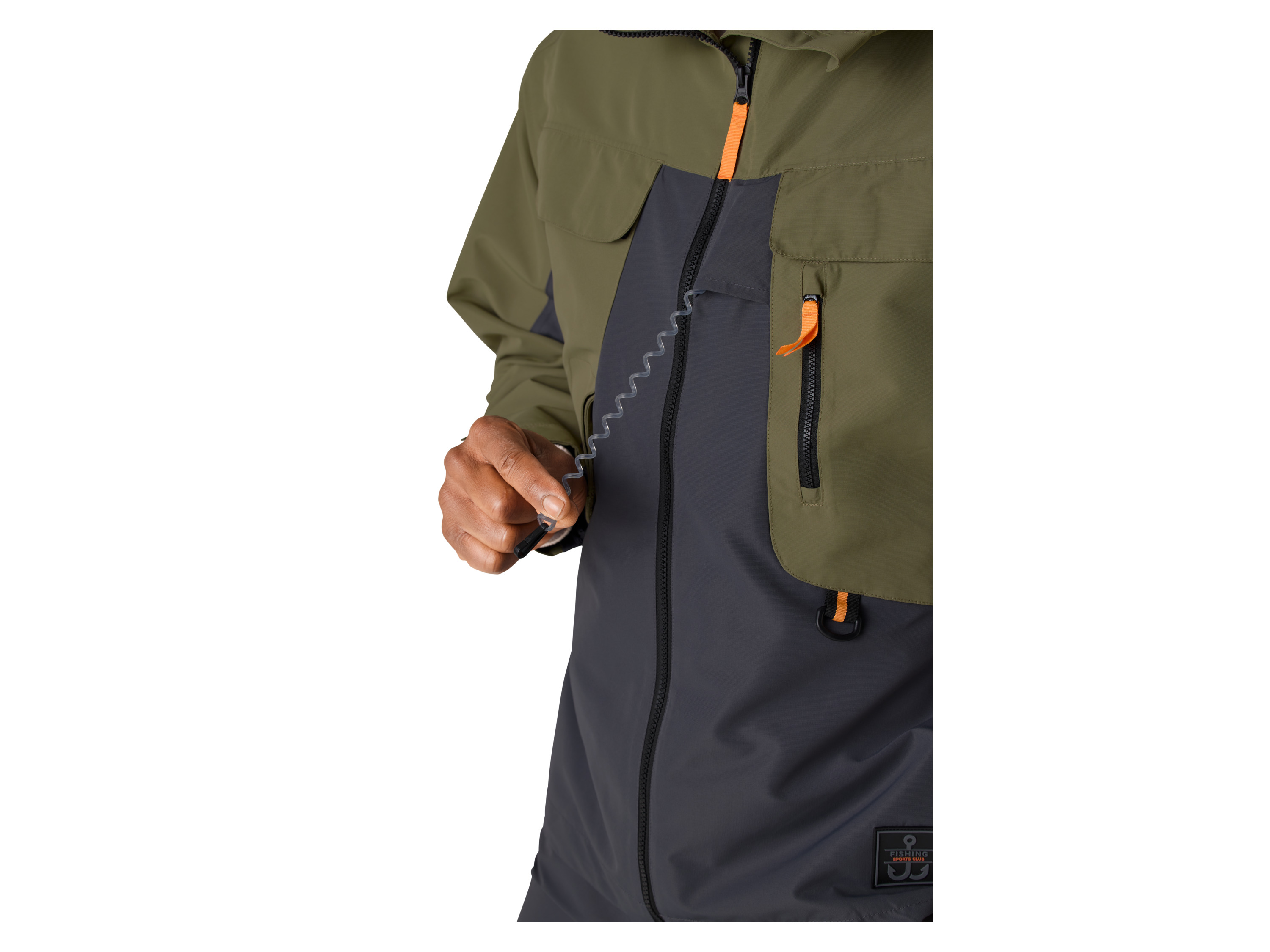 CRIVIT Herren Allwetterjacke (Grün, L (52/54)) – Bild 4 von 4