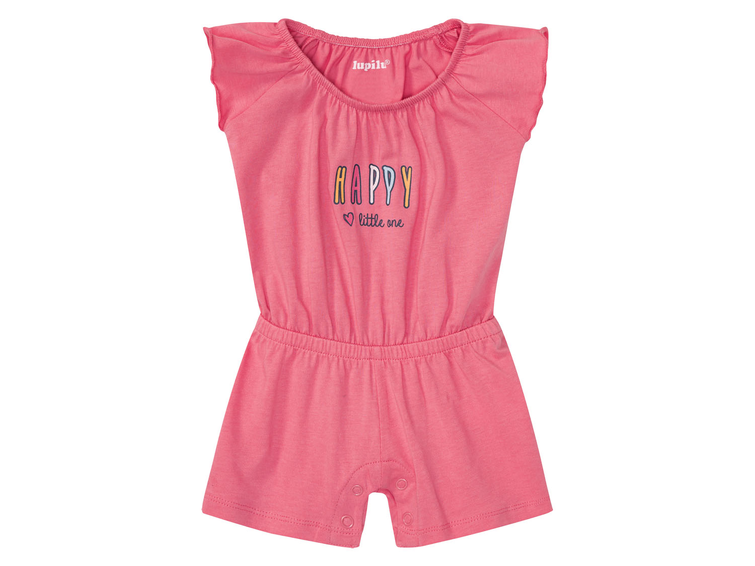 lupilu® Baby Jumpsuit (pink, 62/68) | 04054599073859
