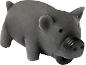 Schwarzes Gummi-Schweinchen-Spielzeug