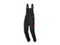Schwarze Arbeitslatzhose mit roten Details