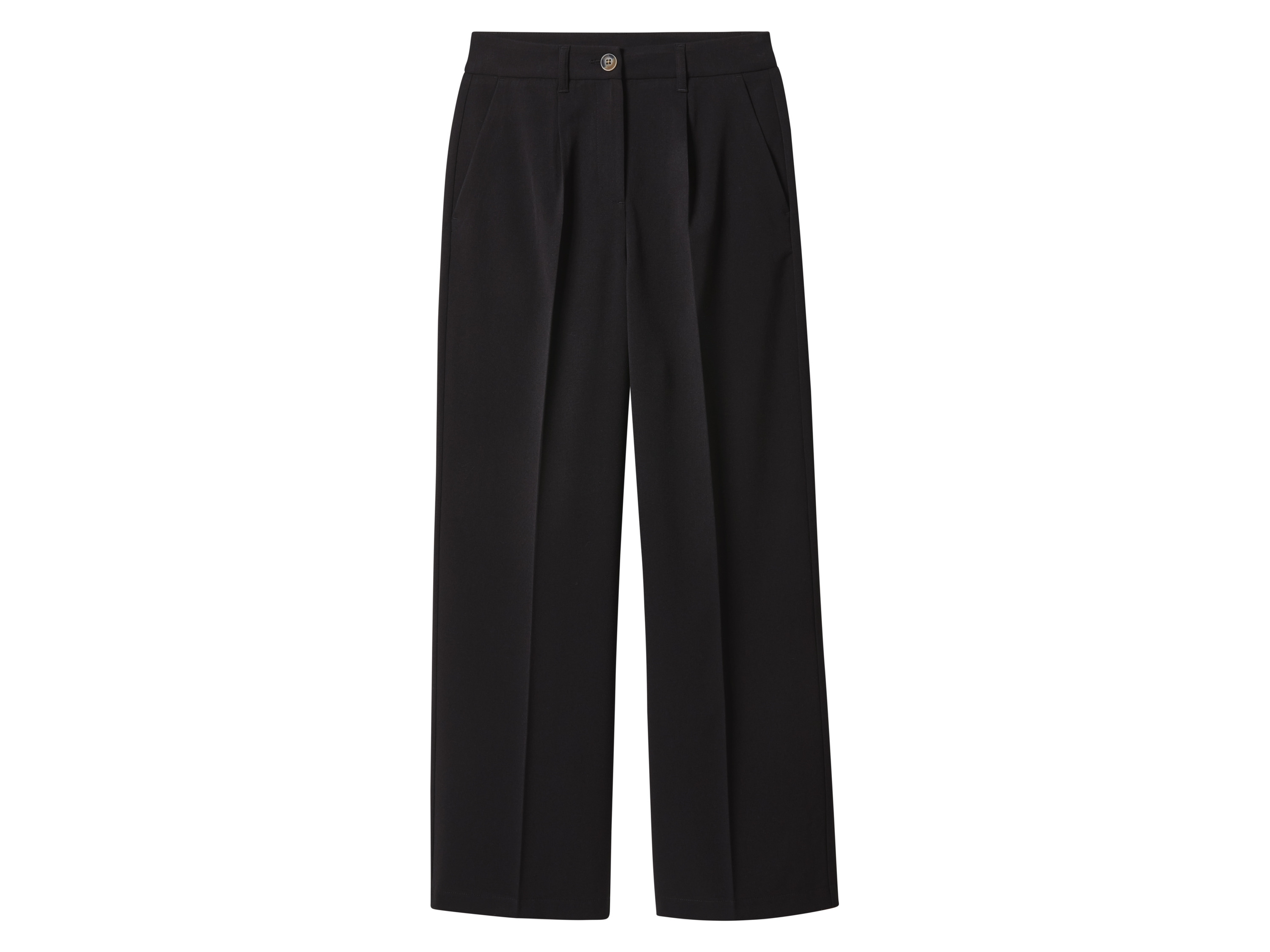 ESMARA® Damen Wide-Leg-Hose (Schwarz, 38)