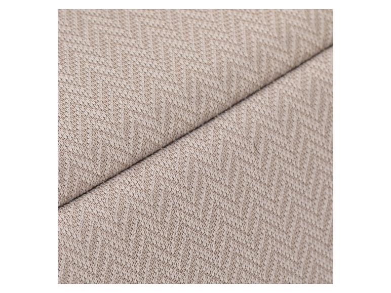 FILLIKID Olli Autositzstoff in Beige mit Fischgrätmuster.