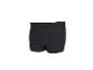 Schwarze Herren-Boxershorts mit elastischem Bund.