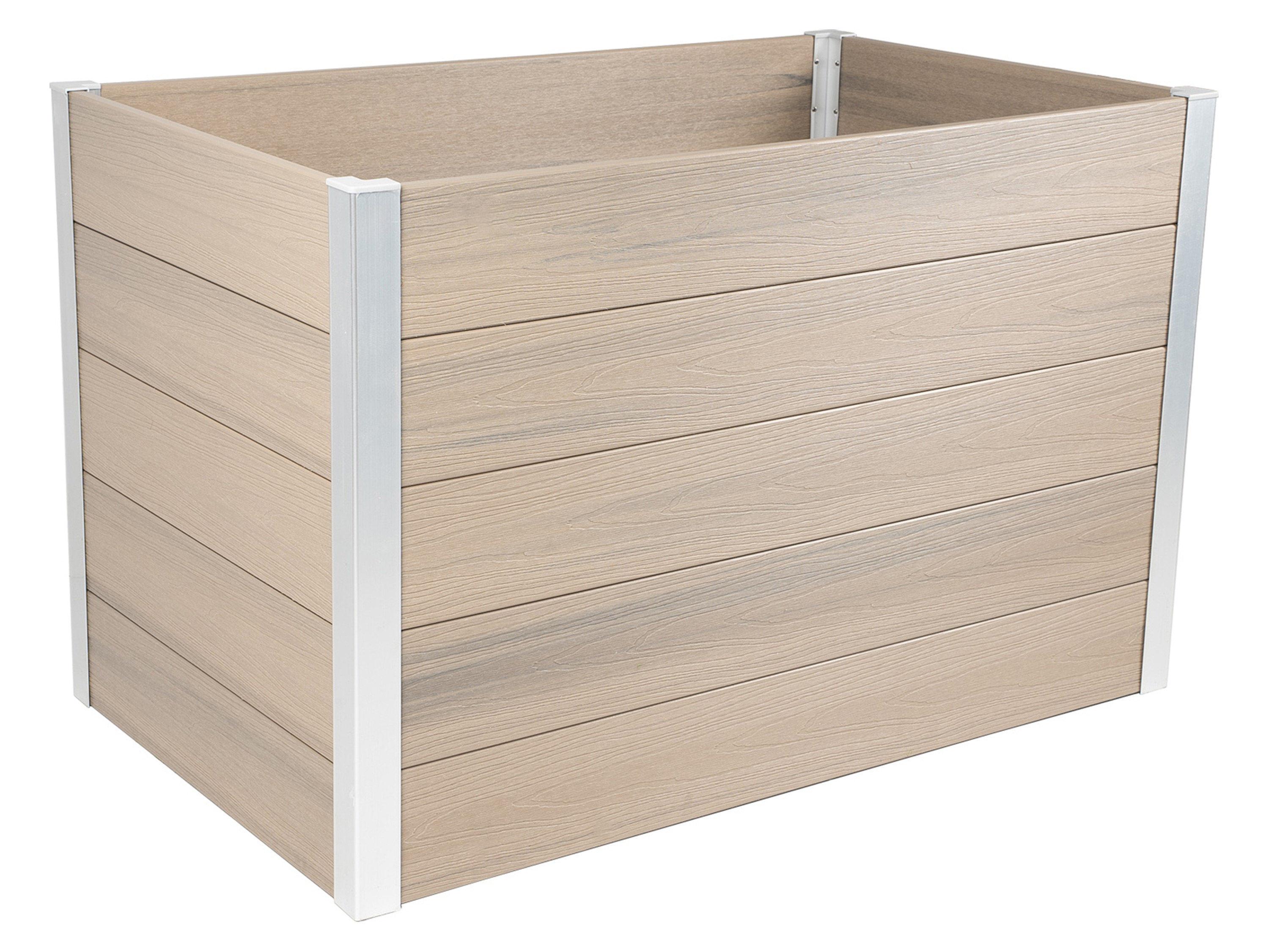 dobar WPC Hochbeet (silbergrau, XL) | 04055894583067