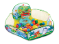 VTech Bällebad mit Korb und bunten Bällen, Dschungel-Motiv.