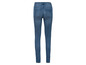 Blaue Damen-Skinny-Jeans.
