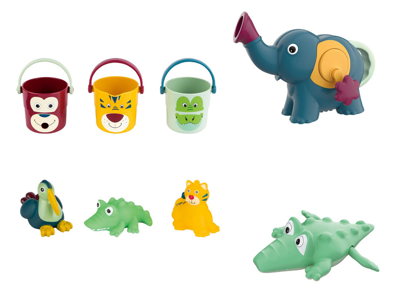 Gehe zu Vollbildansicht: Playtive Badewannenspielzeug Safari, verschiedene Varianten - Bild 1