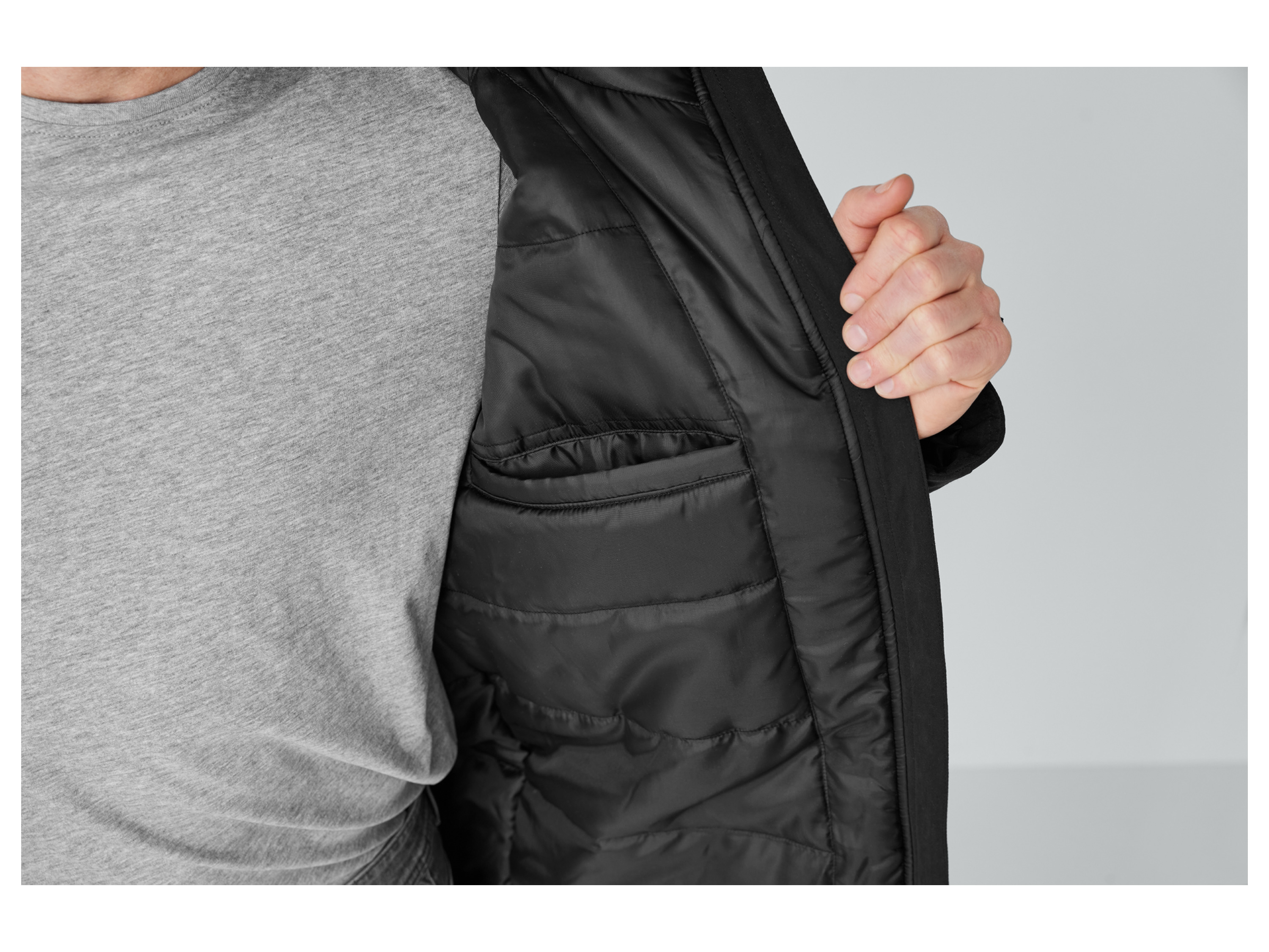 Thumbnail - LIVERGY® Herren Jacke Thermo (Schwarz, XL(56/58))