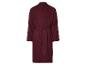 Burgunder Bademantel.