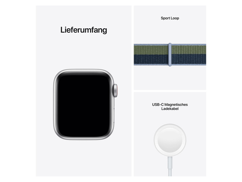 Gehe zu Vollbildansicht: Apple Watch SE GPS + Cellular intelligente Uhr mit Sportband - 32 GB - Wi-Fi, Bluetooth - 4G - Bild 56