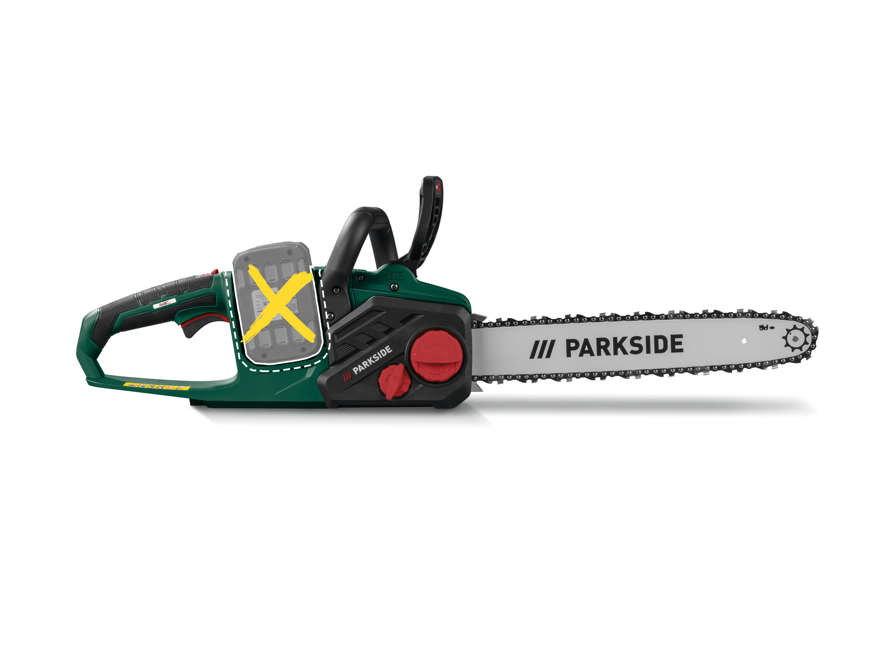 PARKSIDE® 40 V Akku-Kettensäge »PKSA 40-Li B2«, ohne Akku und Ladegerät