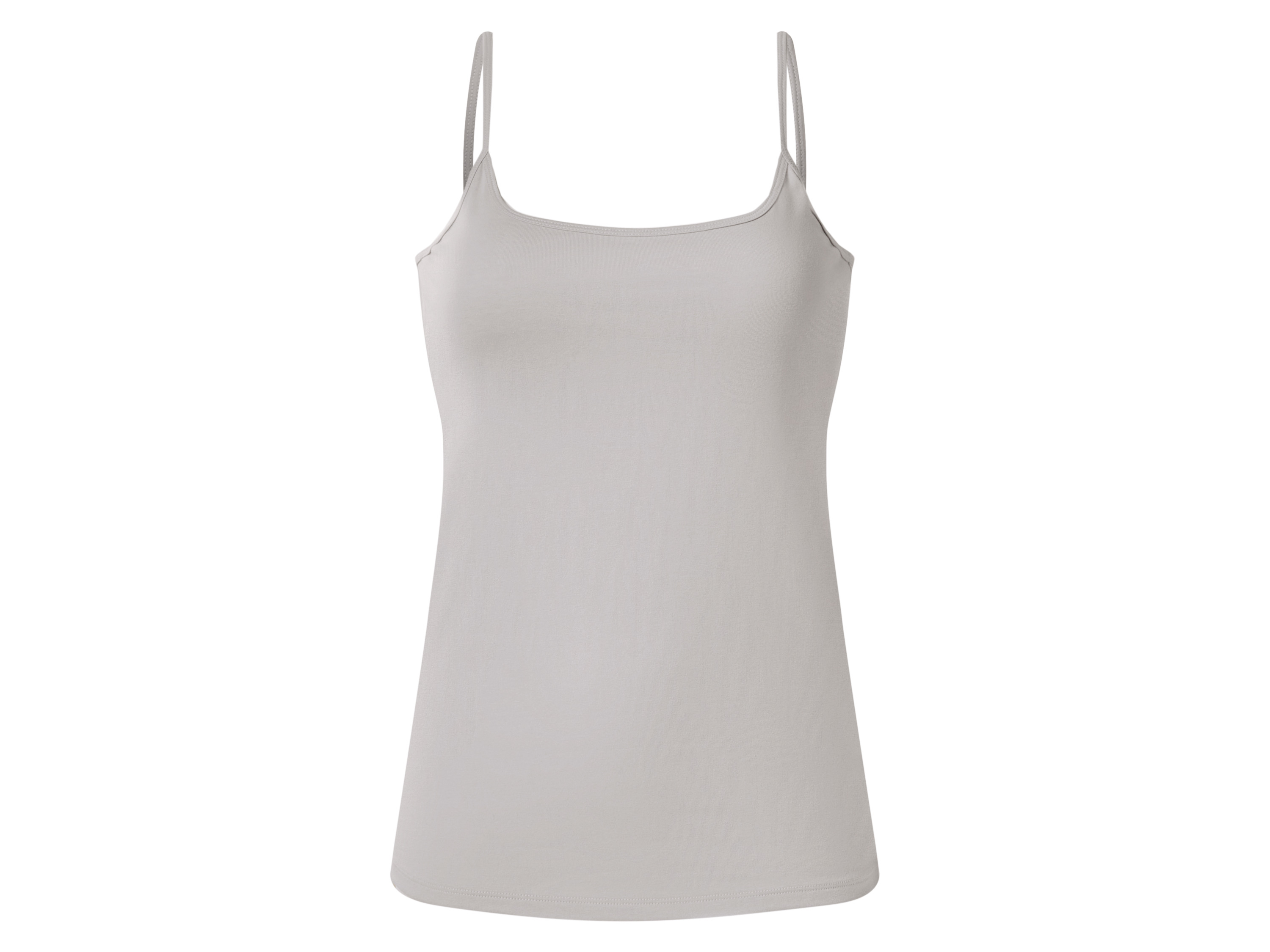 Thumbnail - esmara® Damen Spaghettiträgerhemd, 3 Stück (grün/blau/grau, XS(32/34))