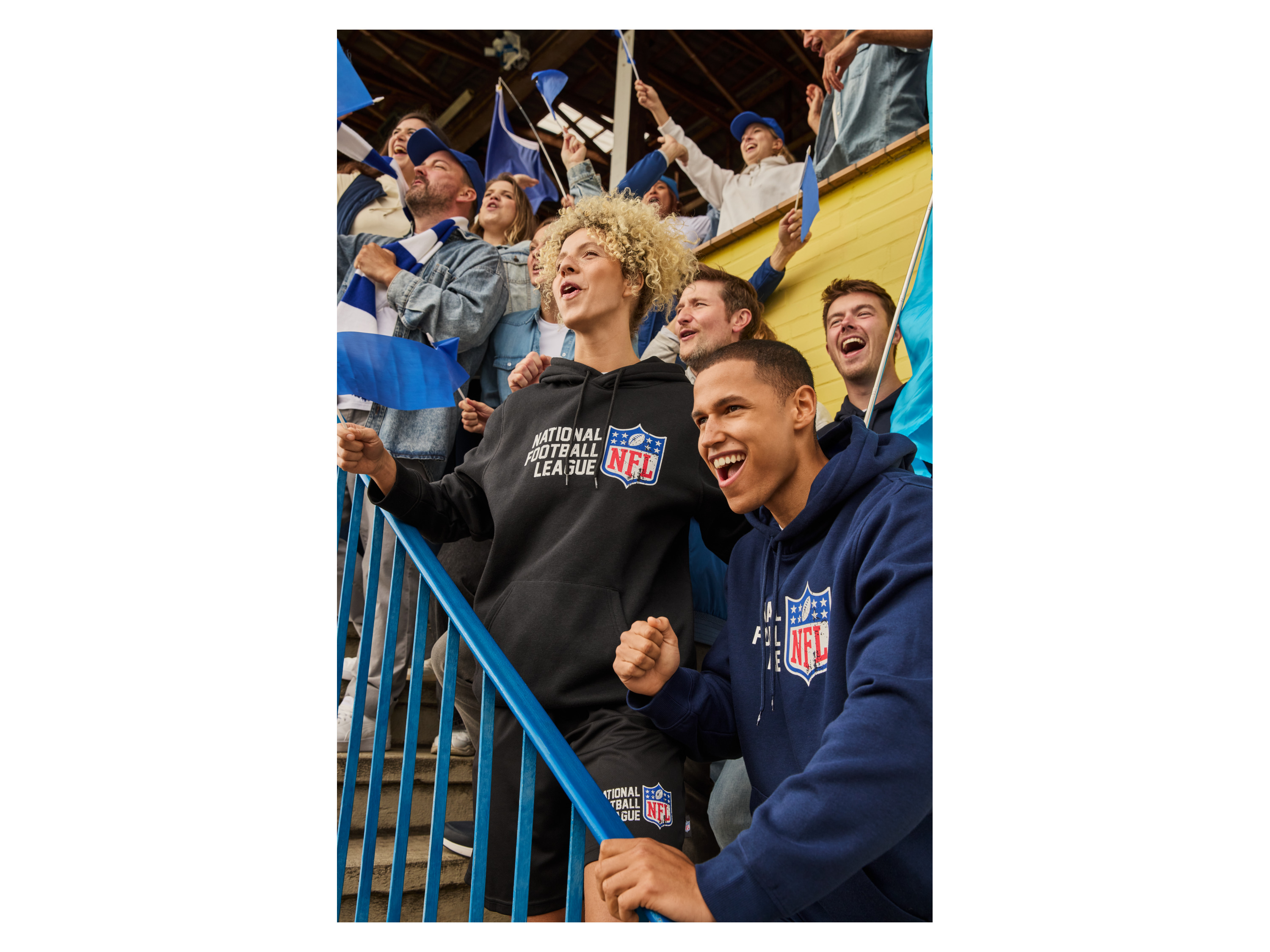 Thumbnail - NFL Kapuzenpullover Primary Logo Graphic Hoodie (Navy, S)