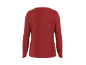 Rotes Damen-Langarmshirt, Rückansicht