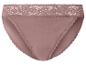 Damen-Slip mit Spitzenbesatz, rosa Farbe