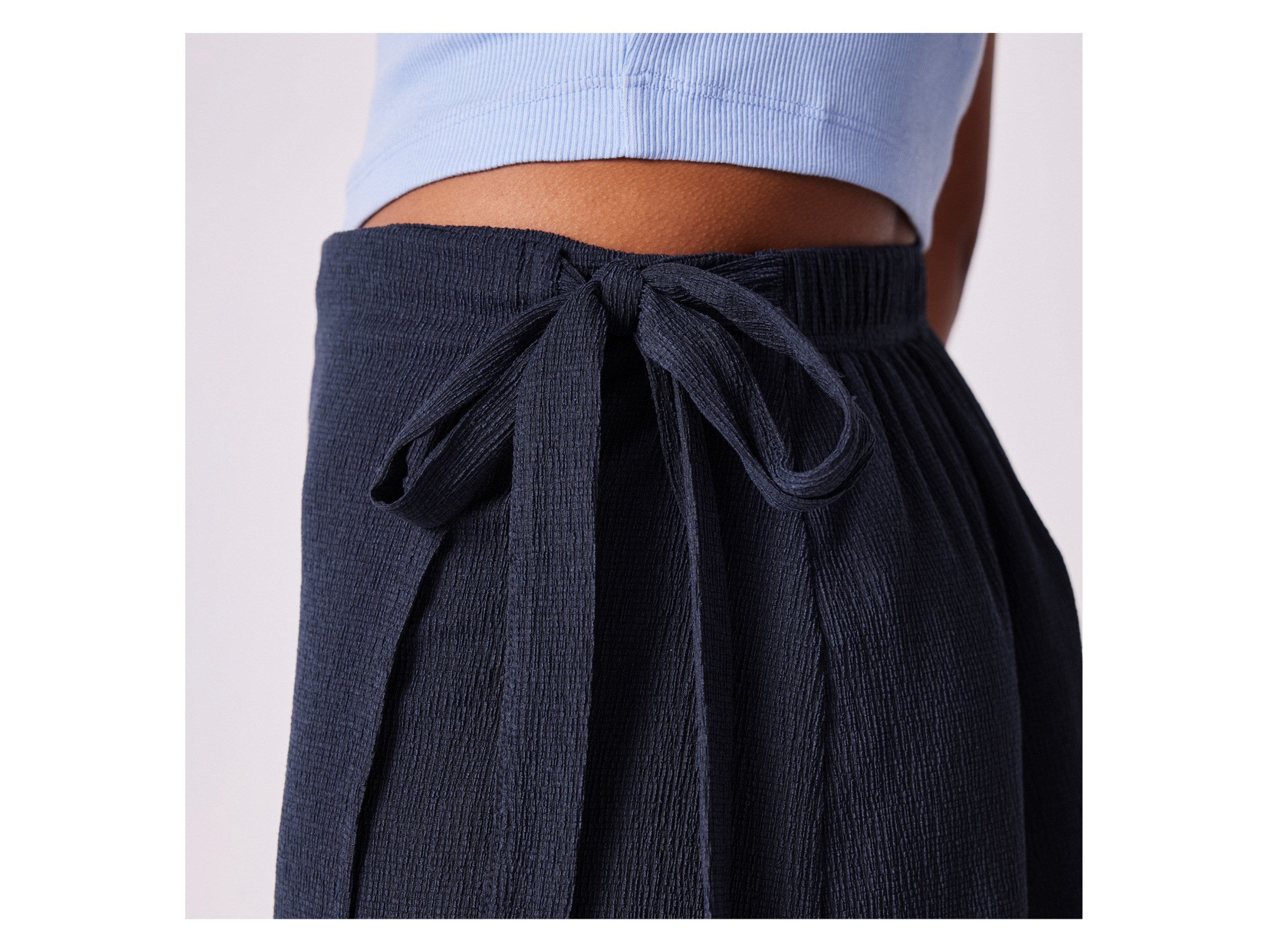 Thumbnail - esmara® Damen Wickelrock Crepe (navy, XS(32/34))