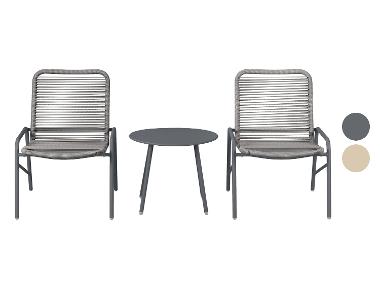 LIVARNO® Gartenmöbel-Set, 3-teilig