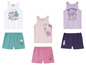 T-Shirts und Shorts mit Hello Kitty, Paw Patrol und My Little Pony Motiven.