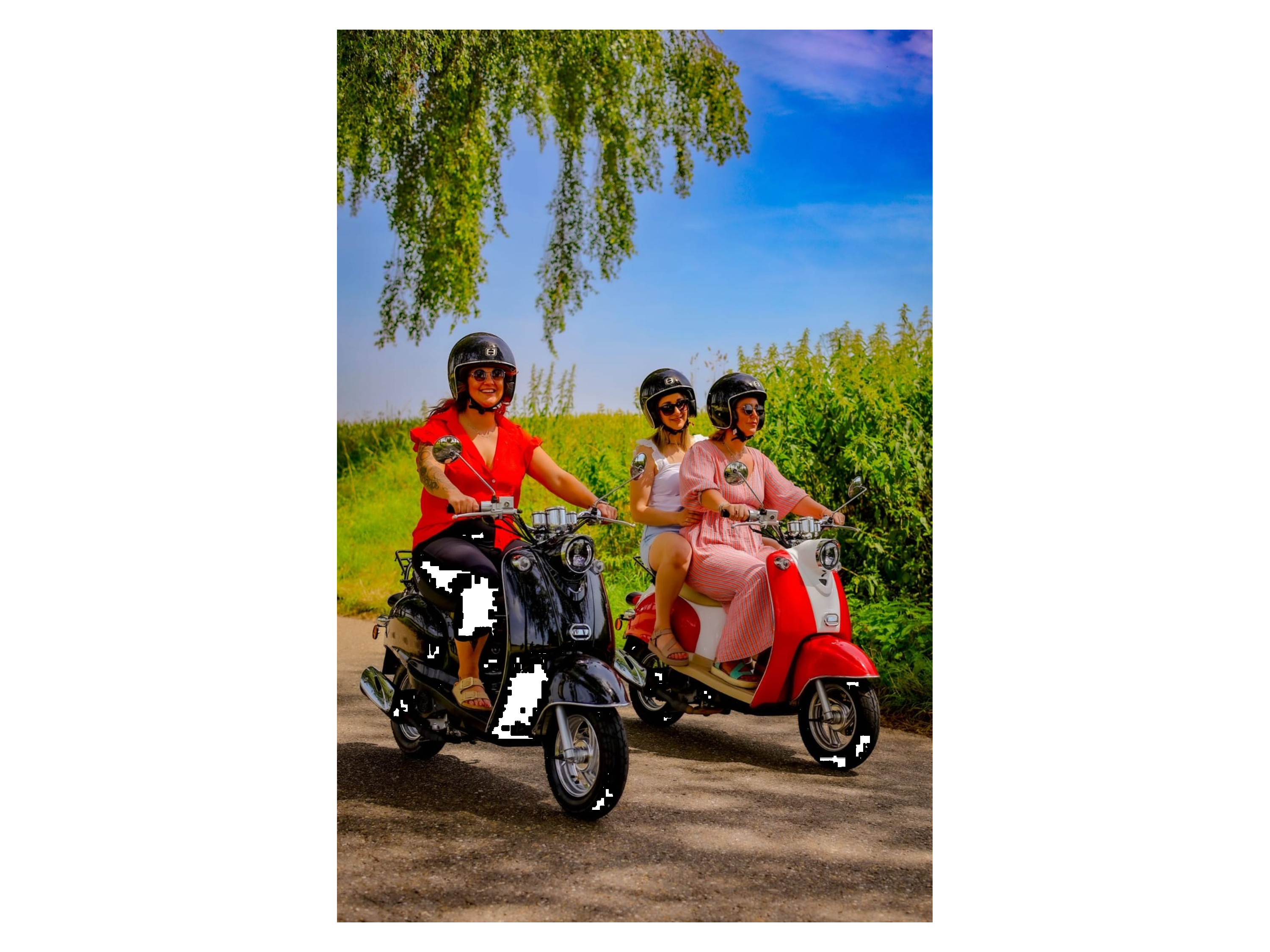 Thumbnail - Nova Motors Motorroller Retro Star EFI 45km/h (Cherry red)