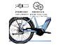 Fahrrad-Detail mit Drehgriffschalter und 7-Gang-Nabenschaltung.