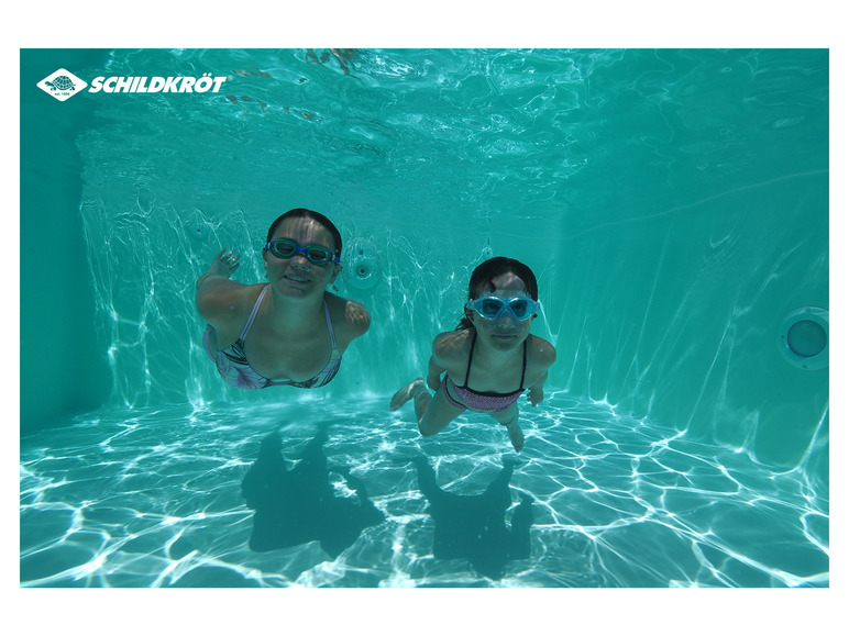 Gehe zu Vollbildansicht: Schildkröt Junior Schwimmbrille Capri 5+ blau/grün - Bild 2