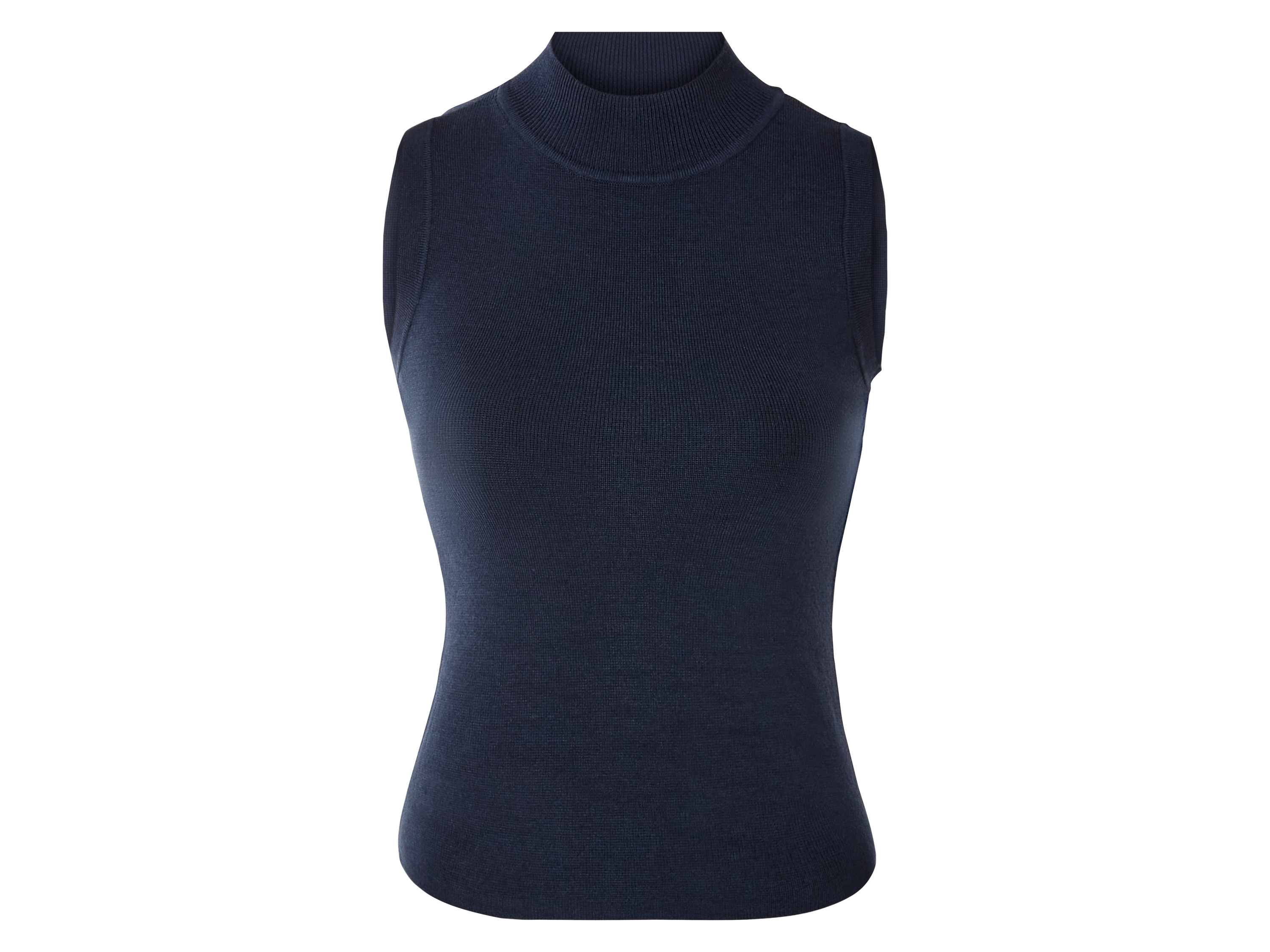 esmara® Damen Stricktop (Navy, L(44/46))““ | Stehkragen Schnitt: enganliegend Ausschnitt: – Multipack: – Material: Viskose Lenzing™ Ecovero Polyamid Pflegehinweis: waschen bei max. 30 °C Pflegeleicht nicht bleichen nicht im Wäschetrockner trocknen nicht bügeln nicht trockenreinigen Größe: XS 32/34 – L 44/46 Meine Lidl-Größe – so einfach gehts Einfach den Lidl-Größenrechner besuchen. Für deine Personengruppe und Produktgruppe die gemessenen Körpermaße eintragen und dann den Berechnen-Button betätigen. Schon wird dir deine Größe angezeigt. Oeko-Tex® Standard 100 Geprüft auf Schadstoffe Zertifizierungsnummer: 13.0.30503 Hohenstein Htti Standard 100 by Oeko-Tex® ist die weltweit bekannteste, unabhängige Zertifizierung schadstoffgeprüfter Textil- und Lederprodukte aller Art – vom Garn und den Stoffen bis hin zum gebrauchsfertigen Artikel. Das Label bestätigt