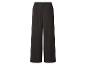 Schwarze weite Damenhose mit elastischem Bund.