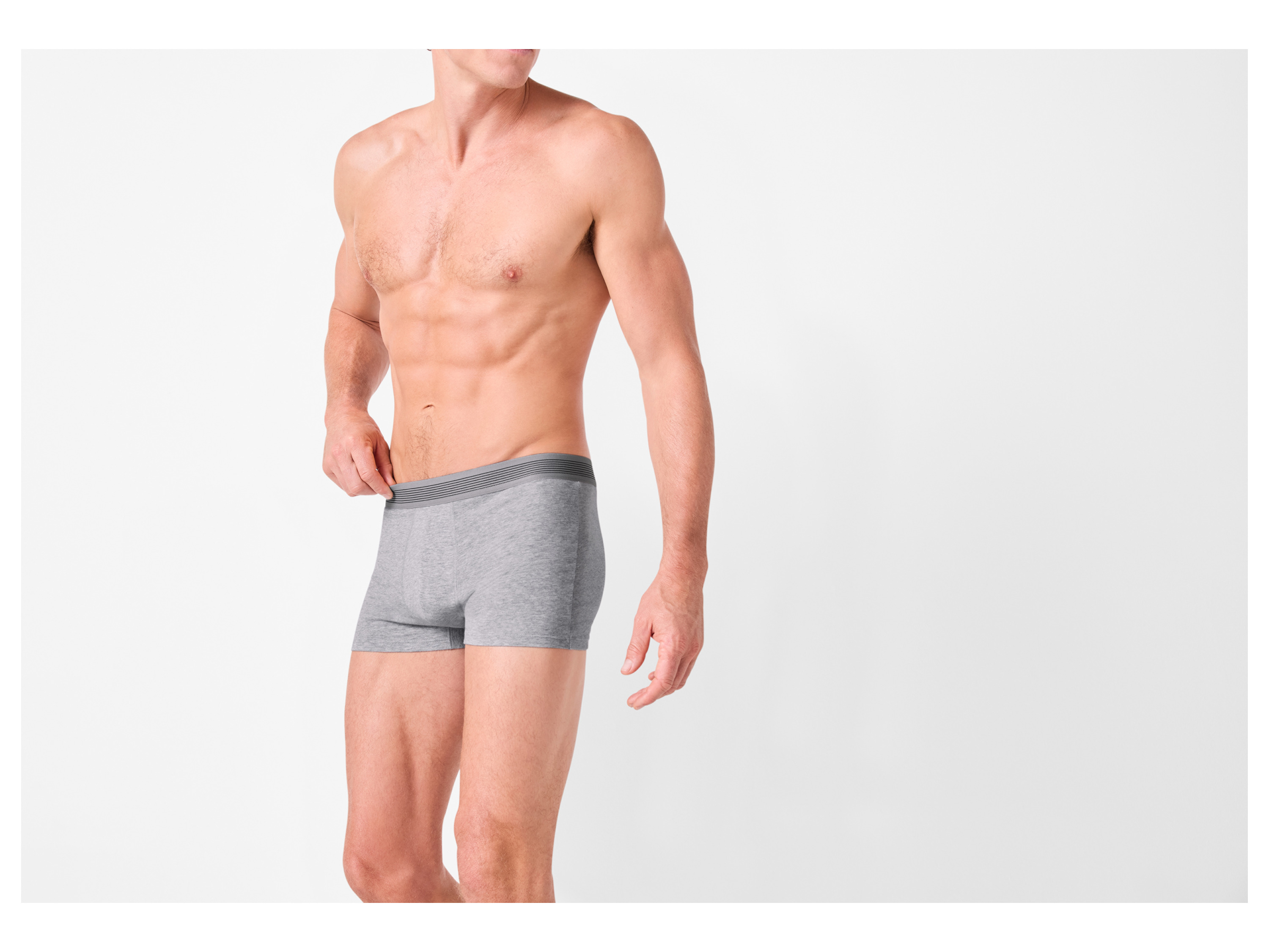 Thumbnail - esmara Men Herren Boxer, 3 Stück (schwarz/grau/weiß, 4/S)