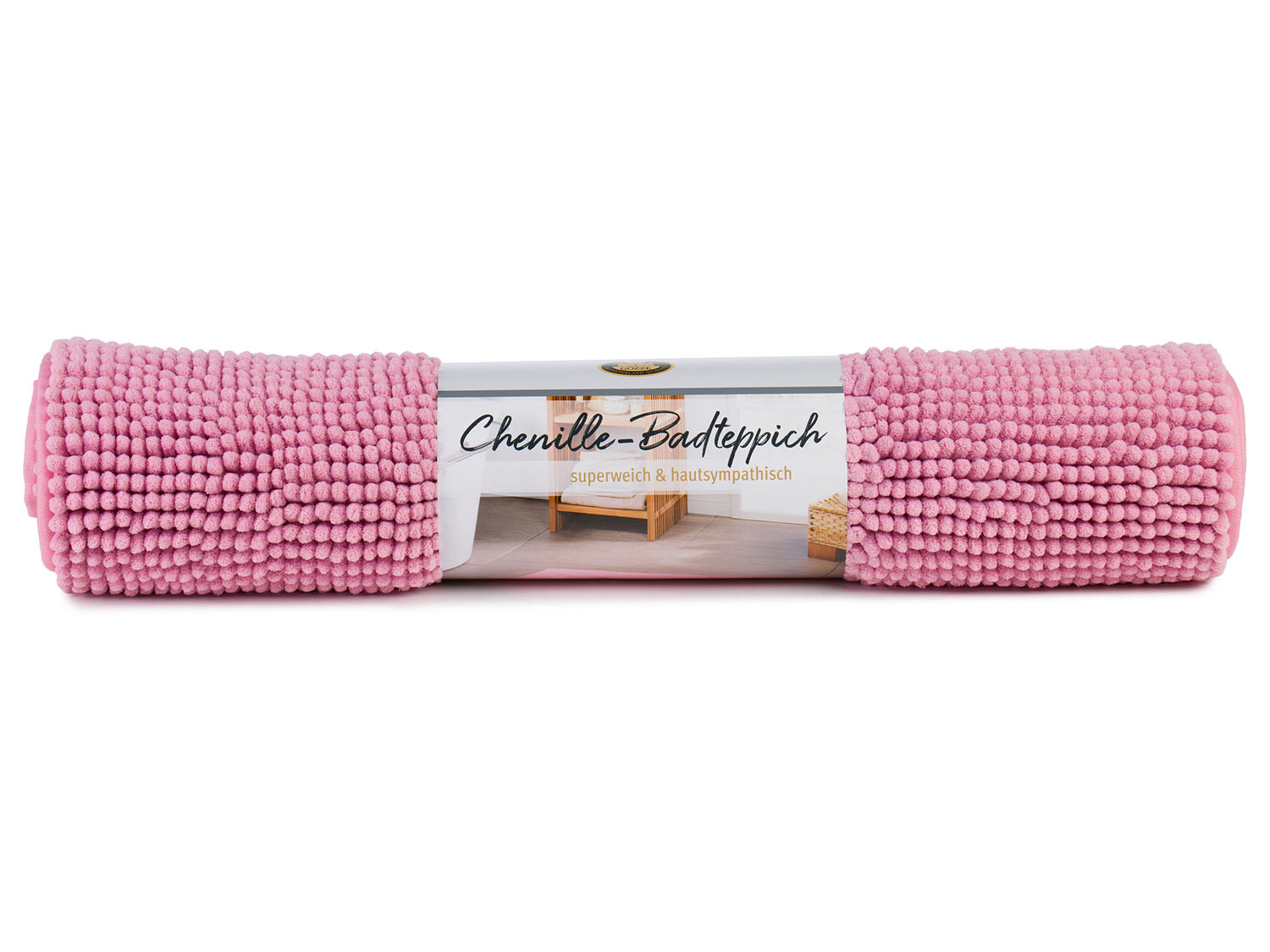 Thumbnail - Gözze Badteppich Chenille 70 x 120 cm (Altrosa)