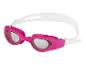 Rosa Schwimmbrille mit weißem Band