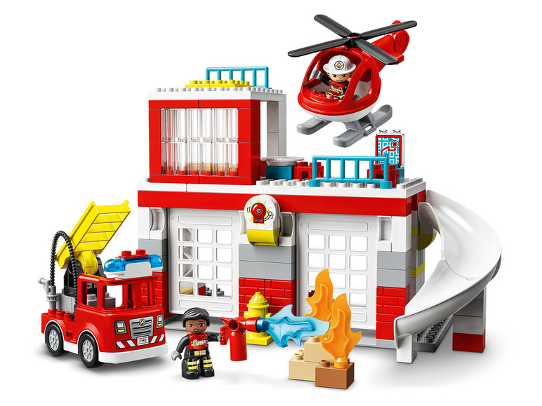 Gehe zu Vollbildansicht: LEGO® DUPLO® 10970 »Feuerwehrwache mit Hubschrauber« - Bild 3