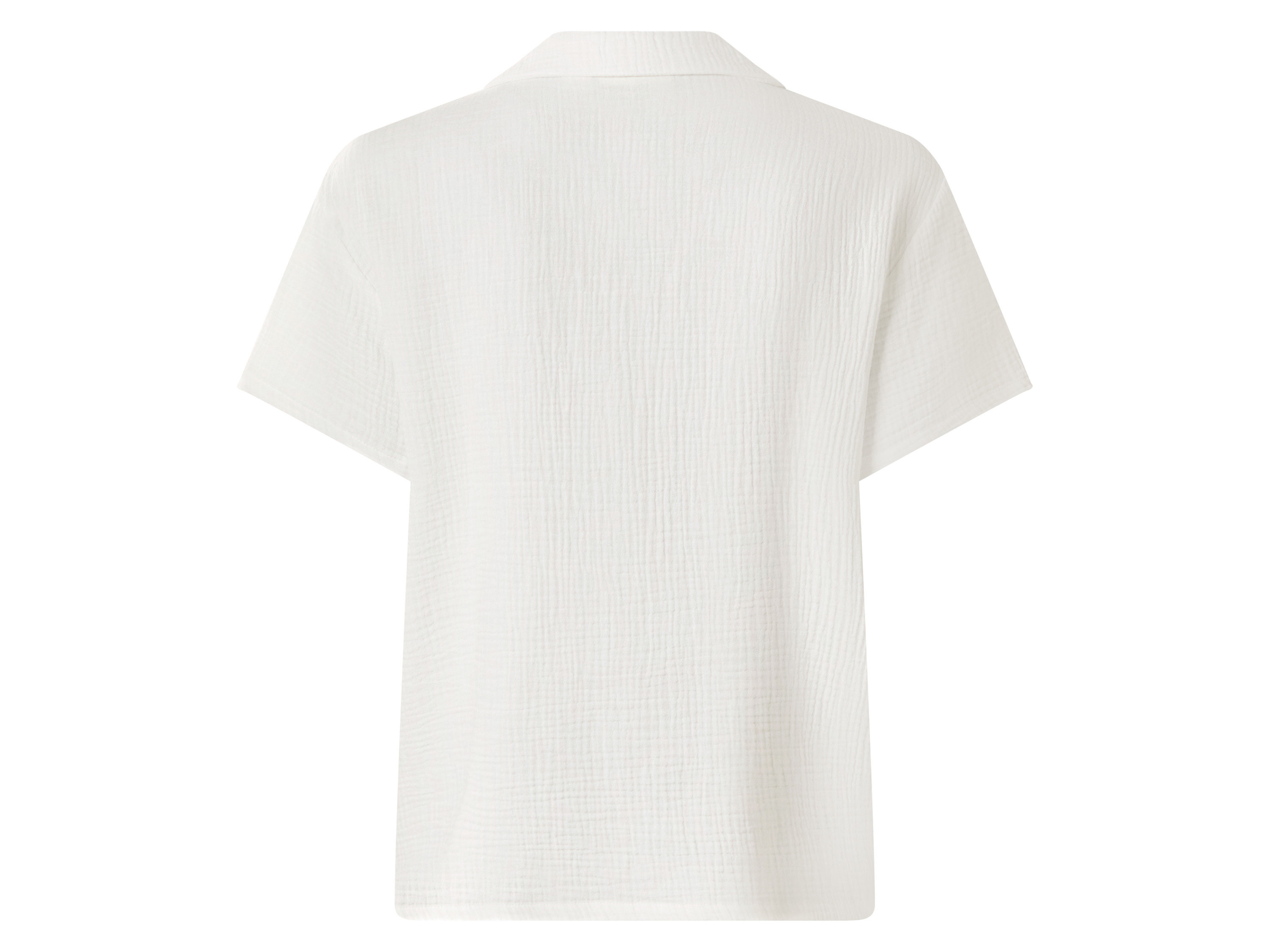 ESMARA® Damen Musselin-Bluse (Weiß, XS(32/34)) – Bild 3 von 4