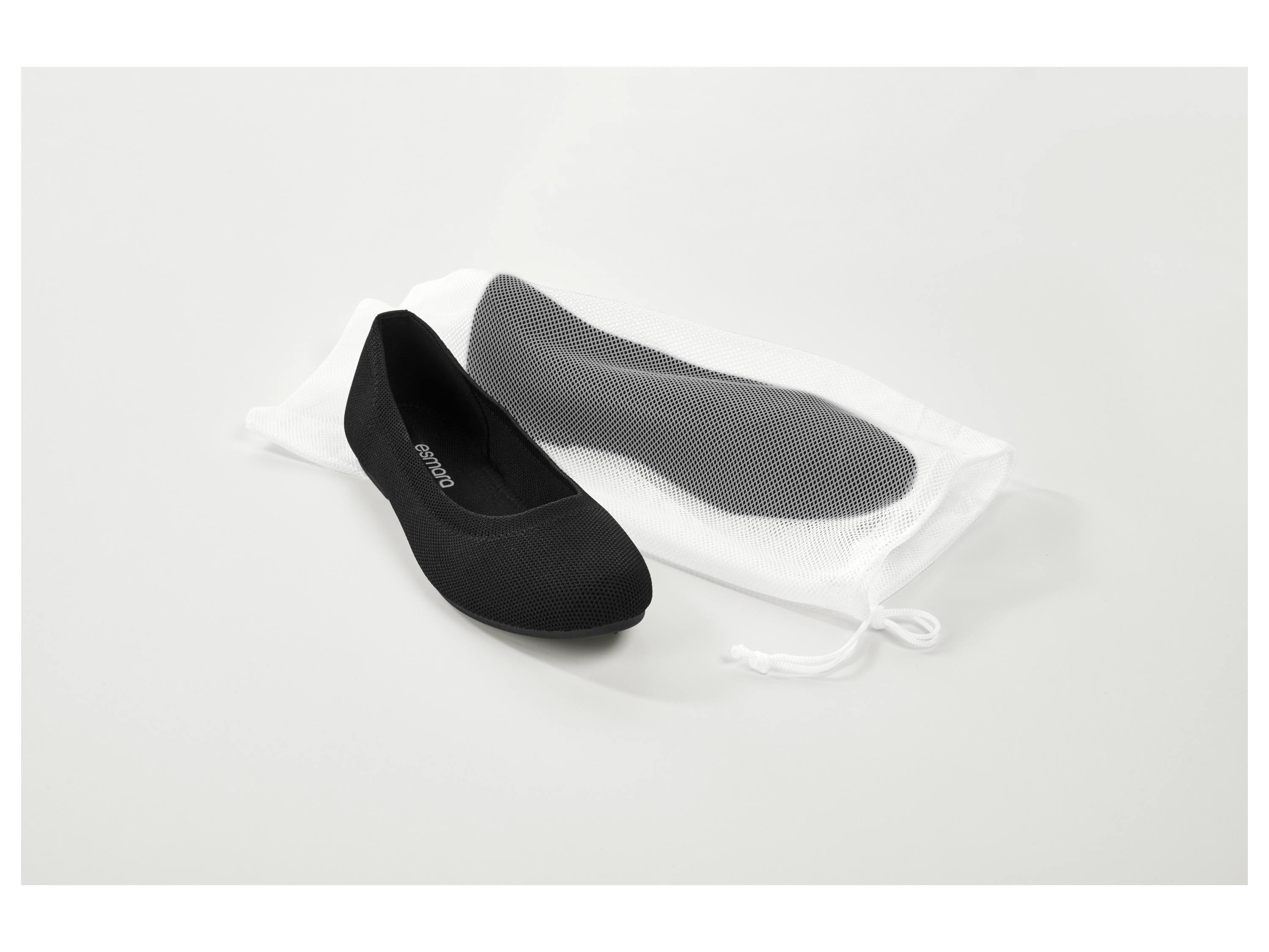 ESMARA® Damen Ballerina (Schwarz, 36) – Bild 2 von 4