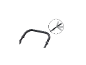 Kinderwagengriff mit verstellbarer Lenkerposition.