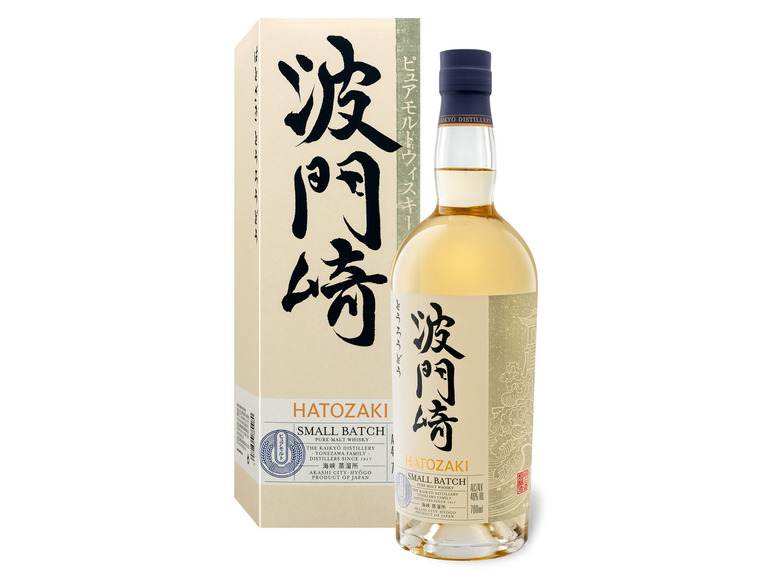 Gehe zu Vollbildansicht: Kaikyō Hatozaki Pure Malt Japanese Whisky mit Geschenkbox 46% Vol - Bild 1